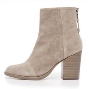 Rag & Bone Ashby Suede Ankle Boots – Stone, Size 37.5 / 7.5